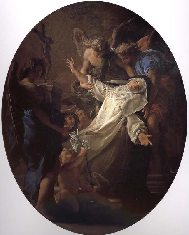 Pompeo Batoni Ecstasy of St. Catherine oil painting image